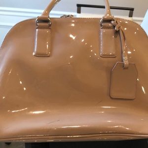 Cute neutral patent bag